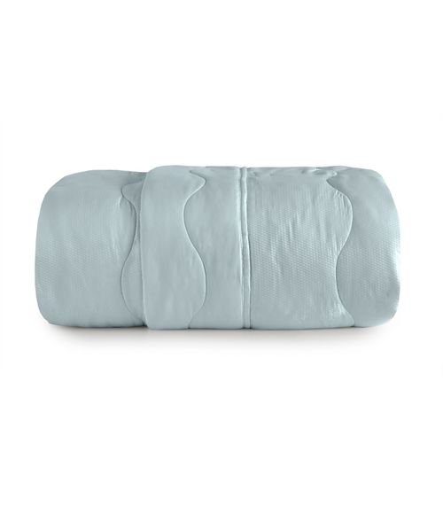 Edredom Verano Queen Toque Acetinado Altenburg Azul