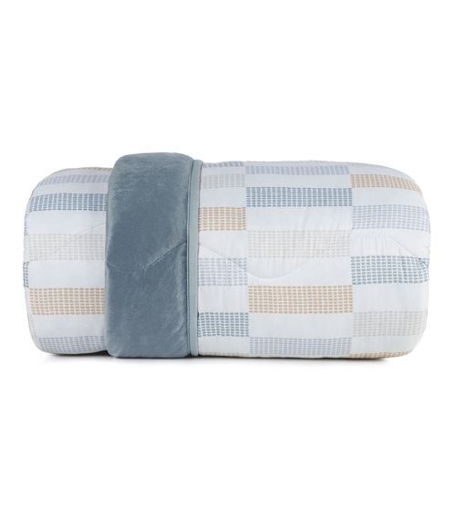Edredom Blend Comfort Casal Altenburg Azul