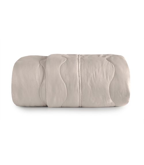 Edredom Verano Queen Toque Acetinado Altenburg Bege