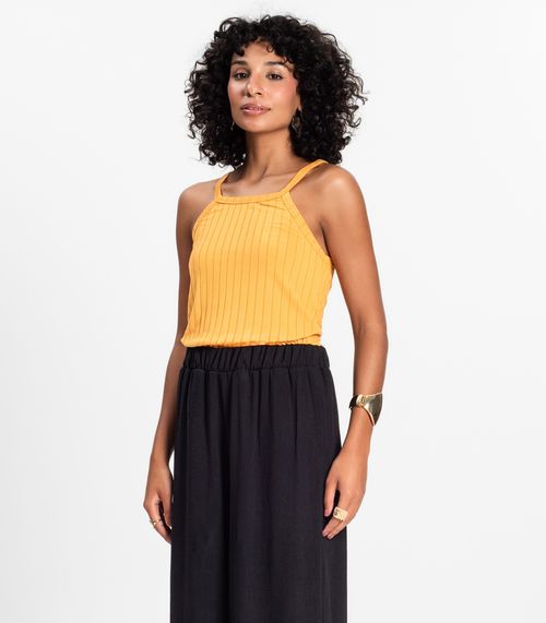 Regata Feminina Infinita Cor Amarelo