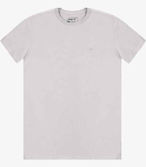 Camiseta Masculina Plus Size Básica Select Cinza