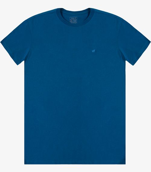 Camiseta Masculina Plus Size Básica Select Azul