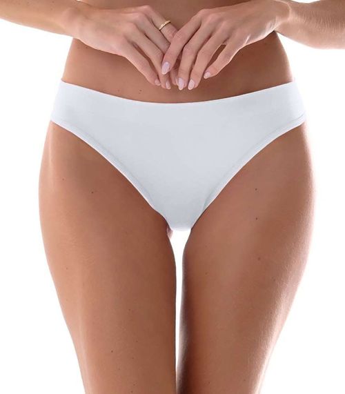 Calcinha Tanga Sem Costura Zee Rucci Branco
