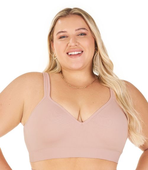 Sutiã Comfort Alças Largas Reguláveis Zee Rucci Rosa