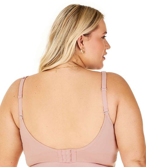 Sutiã Comfort Alças Largas Reguláveis Zee Rucci Rosa