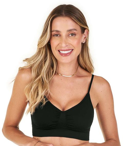 Sutiã Top com Bojo Removível Zee Rucci Preto