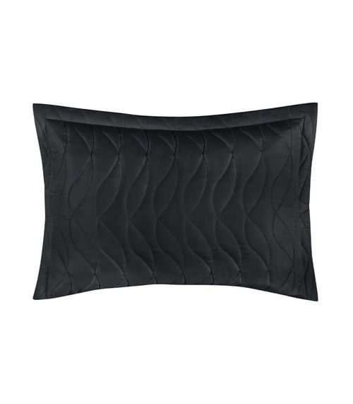 Porta Travesseiro Toque Acetinado Altenburg Preto