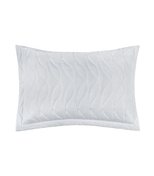 Porta Travesseiro Toque Acetinado Altenburg Branco