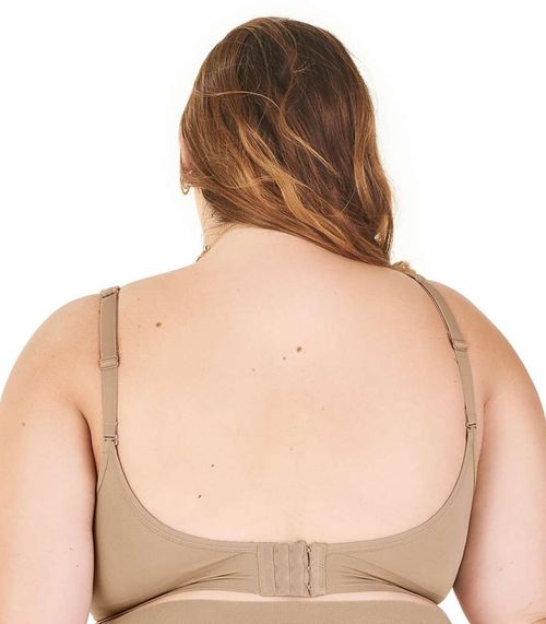 Sutiã Comfort Alças Largas Reguláveis Zee Rucci Bege