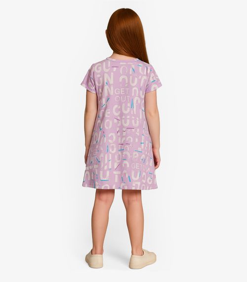Vestido Feminino Infantil Select Roxo
