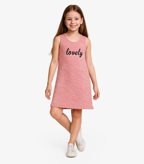 Vestido Feminino Infantil Select Rosa