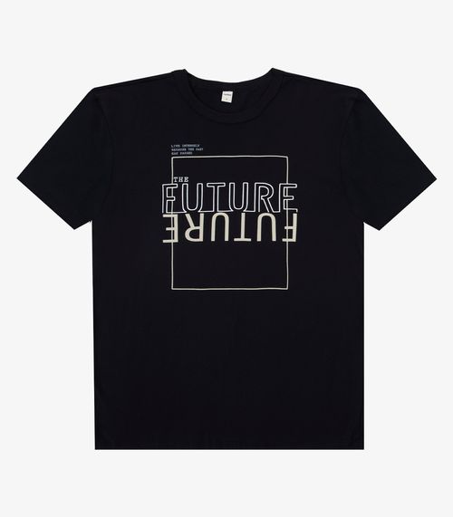 Camiseta Adulto Masculino em Meia Malha Rovitex Preto