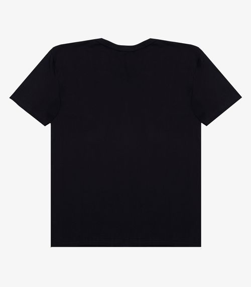 Camiseta Adulto Masculino em Meia Malha Rovitex Preto