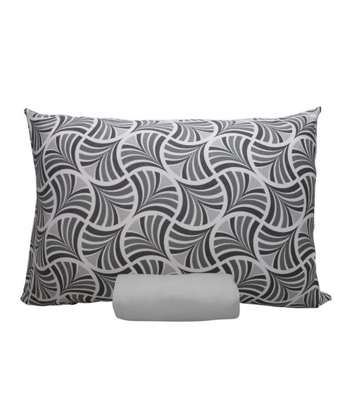 Jogo De Cama Casal Doce Vida Cinza