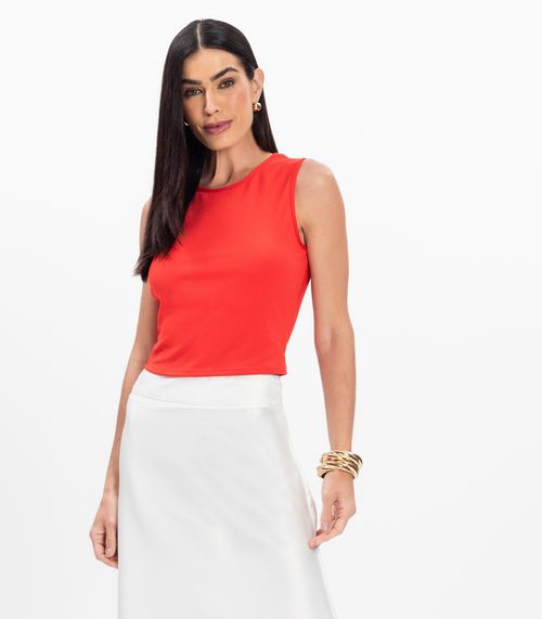 Regata Feminina em Ponto Roma Rovitex Laranja