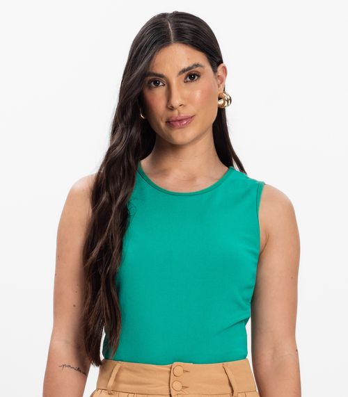 Regata Feminina em Ponto Roma Rovitex Verde