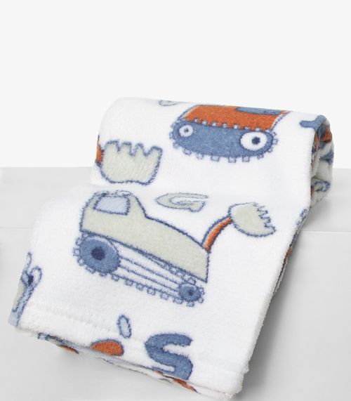 Manta Infantil Microfibra Bene Casa Azul