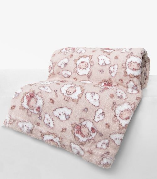 Manta Infantil Microfibra Bene Casa Rosa