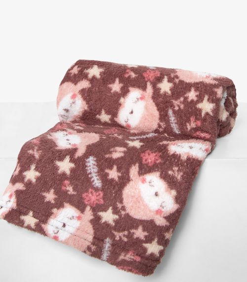 Manta Infantil Microfibra Bene Casa Vermelho