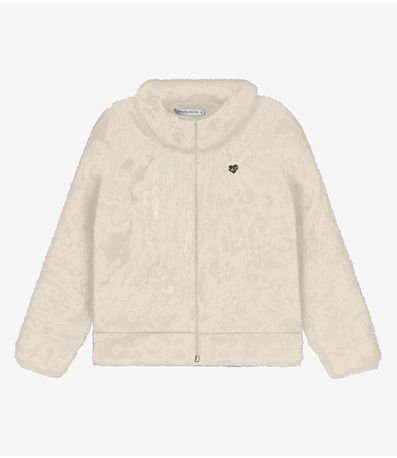 Casaco Infantil Feminino Trick Nick Bege