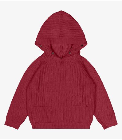 Sueter Tricot Infantil Trick Nick Vermelho