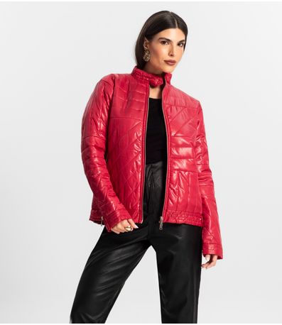 Jaqueta Feminina Em Microfibra Endless Rosa