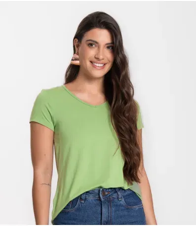 Blusa Feminina Básica Select Verde