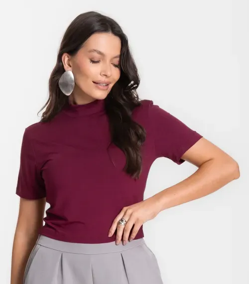 Blusa Cropped Feminina Select Vermelho