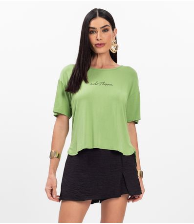 Blusa Mullet Feminina Rovitex Verde