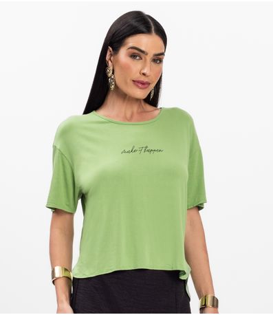 Blusa Mullet Feminina Rovitex Verde