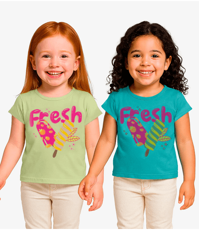 Kit 2 Blusas Infantis Menina Infinita Cor Sortidas