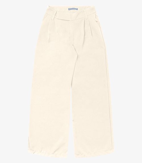 Calça Feminina Em Alfaiataria Endless Bege