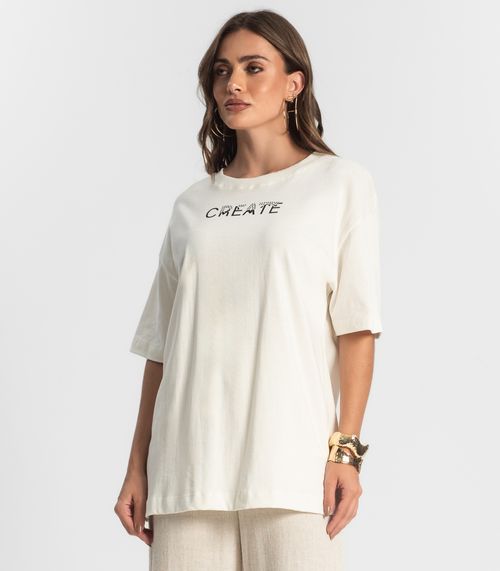 Camiseta Feminina Endless Bege