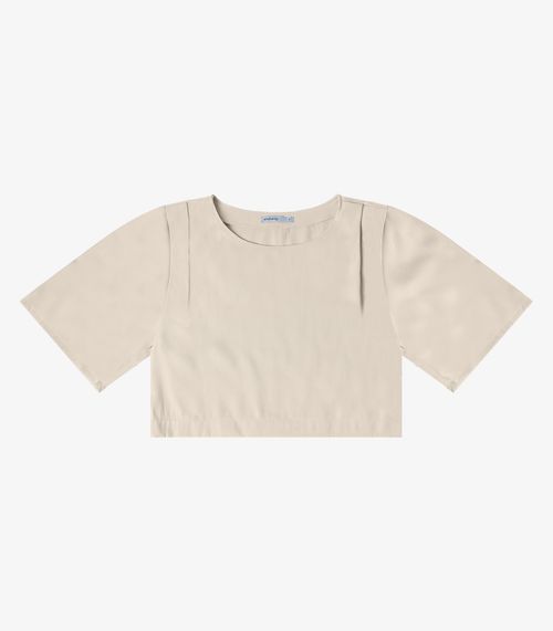 Blusa Feminina  Alfaiataria Endless Bege