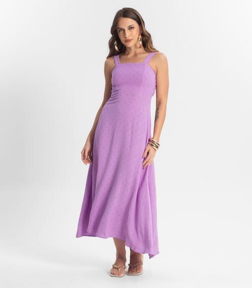 Vestido Midi De Alça Endless Roxo
