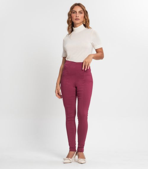 Legging Feminina Em Bengaline Endless Rosa