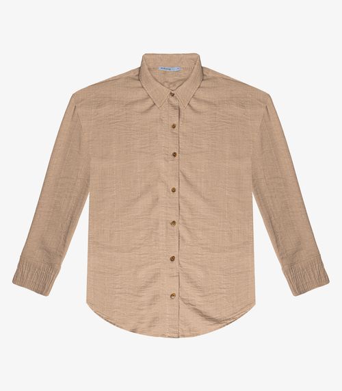 Camisa Feminina Manga Longa Endless Marrom