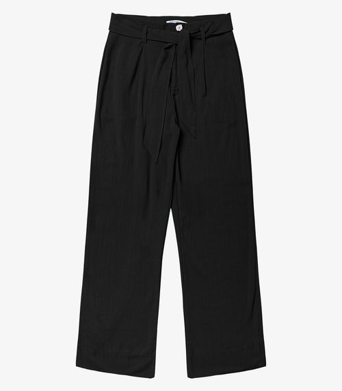 Calça Feminina Em Linho Endless Preto
