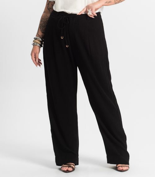 Calça Feminina Reta Secret Glam Preto