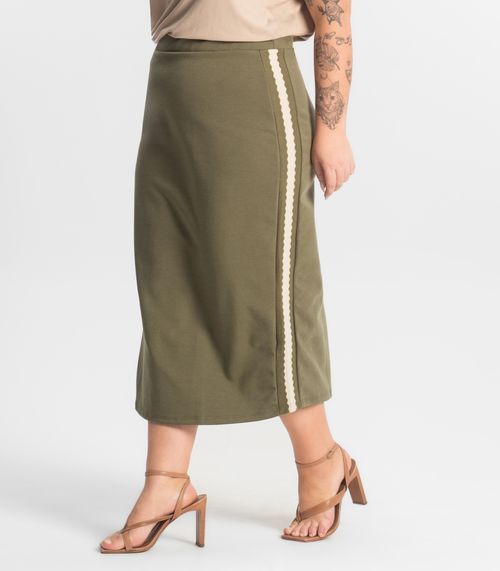 Saia Midi Secret Glam Verde