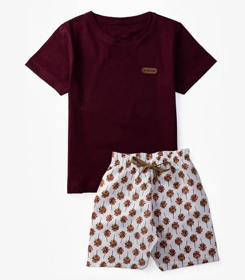 Conjunto Infantil Menino Básico Select Vermelho