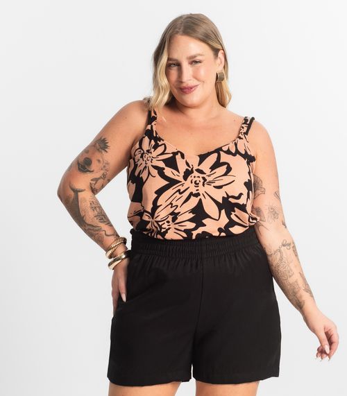 Blusa Feminina De Alça Secret Glam Marrom