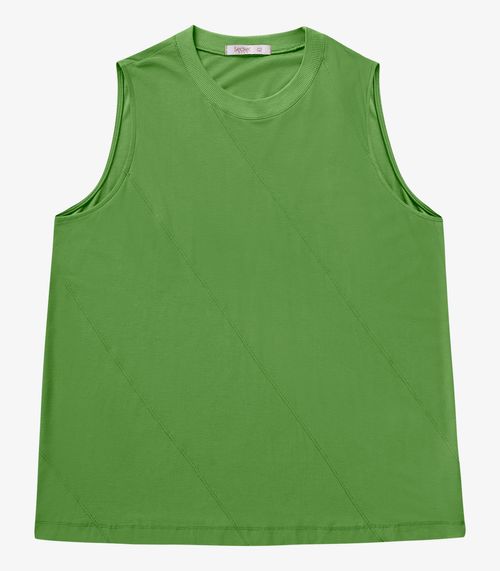 Regata Viscose Plus Size Secret Glam Verde