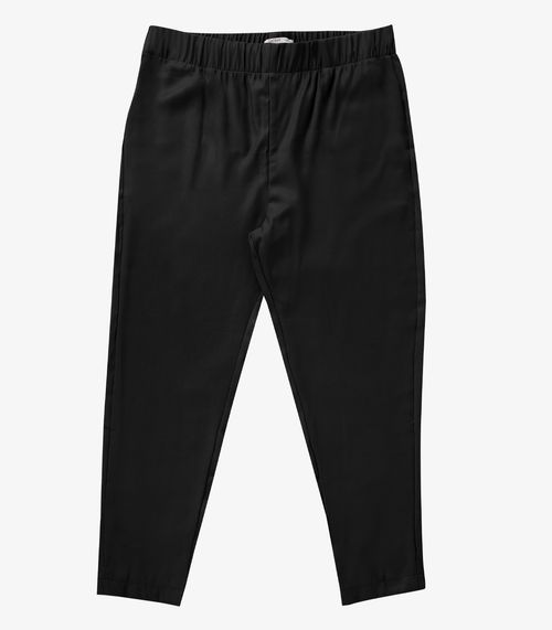 Calça Tecido Favo Plus Size Secret Glam Preto