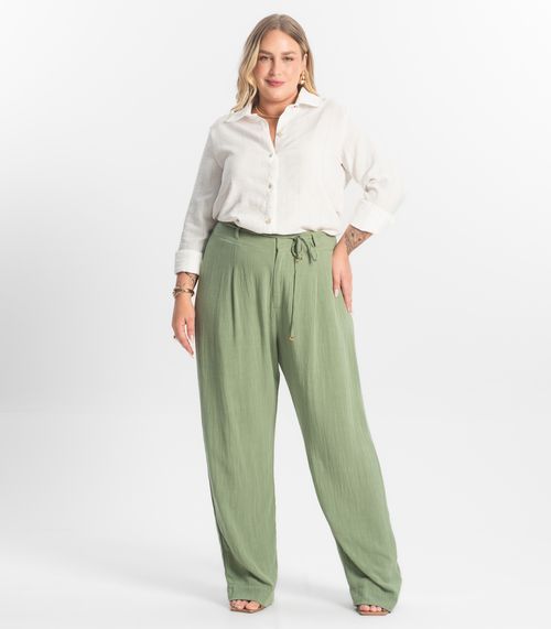 Calça Feminina Reta Secret Glam Verde