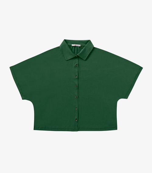 Camisa Feminina Manga Curta Secret Glam Verde