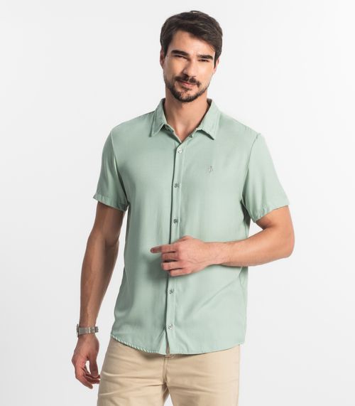 Camisa Masculina Viscose Diametro Verde
