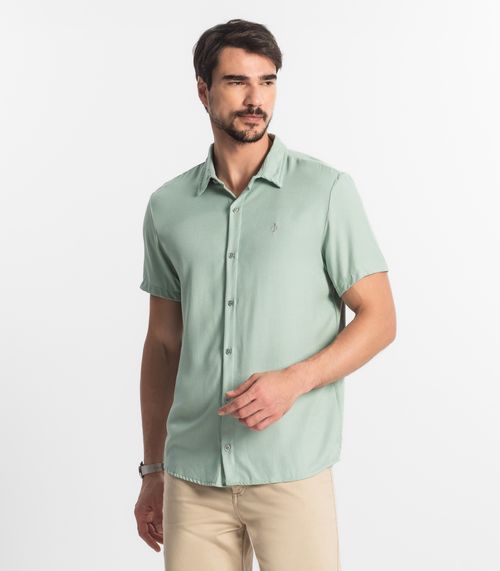 Camisa Masculina Viscose Diametro Verde