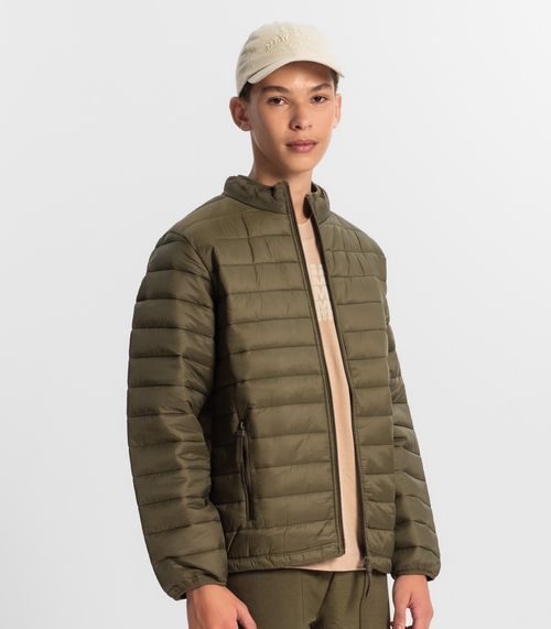 Jaqueta Puffer Juvenil Masculina Minty Verde