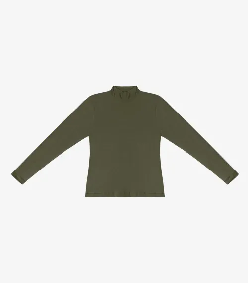 Blusa Feminina Gola Alta Rovitex Verde